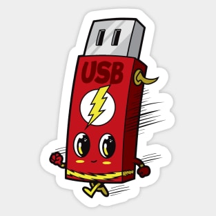 USB Flash Drive Sticker